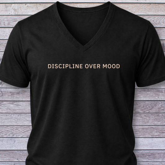 Discipline Over Mood V-Neck - Classic Edition